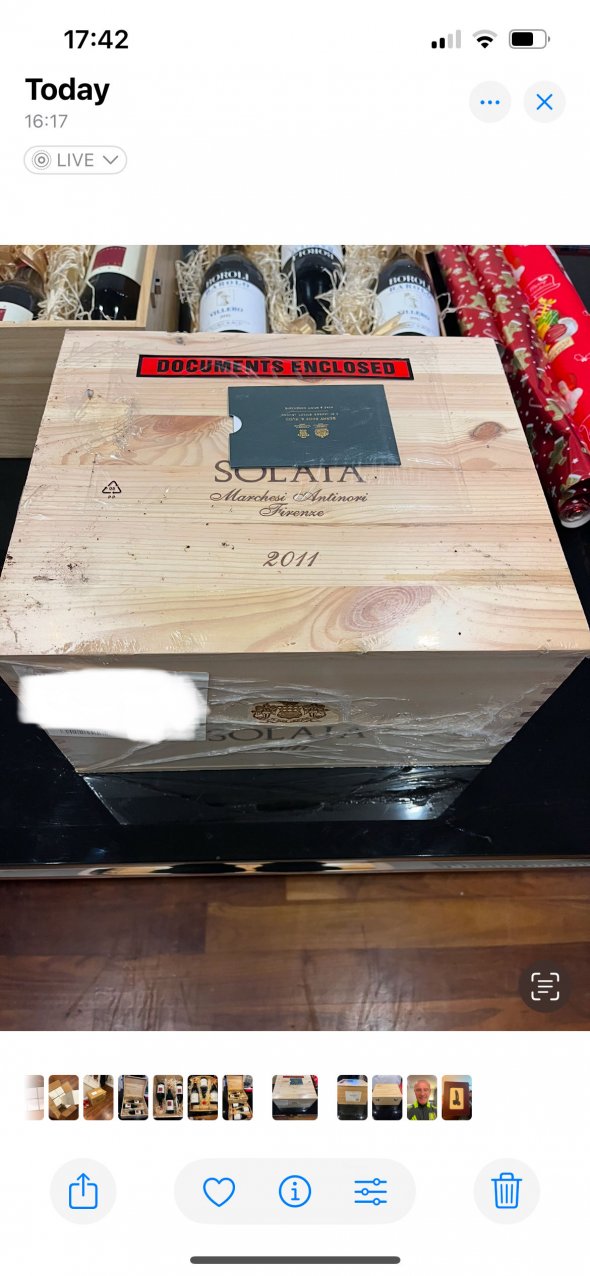 Case x6 Marchesi Antinori Solaia 2011 Toscana 