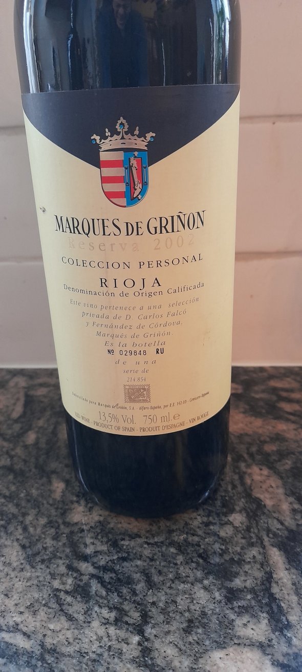 Marques de Grinon, Rioja Reserva