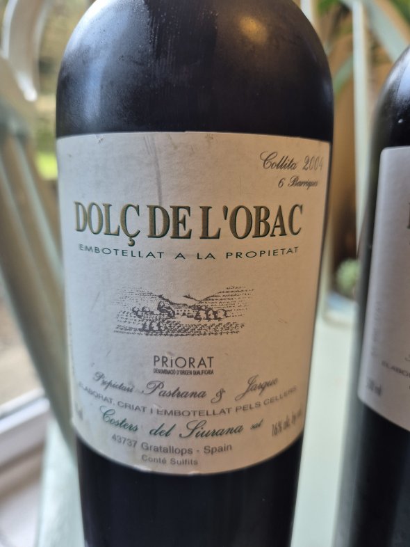 DOLC DE L'OBAC Priorat 2004