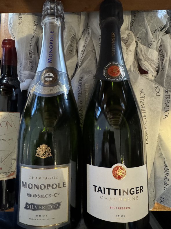 Duo of NV Champagne
