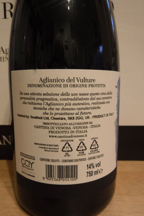 Cantina di Venosa, Terre Orazio, Aglianico del Vulture