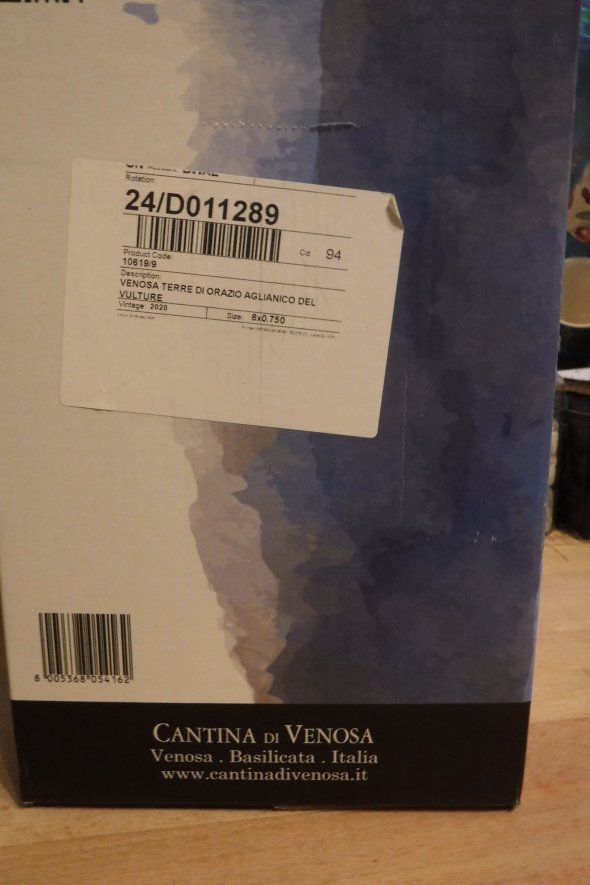 Cantina di Venosa, Terre Orazio, Aglianico del Vulture