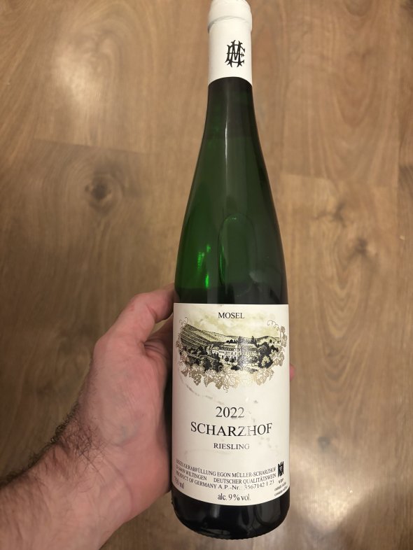 Egon Muller, Scharzhof Riesling QBA Nr1, Mosel