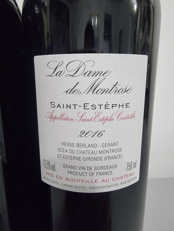 La Dame de Montrose, Saint-Estephe
