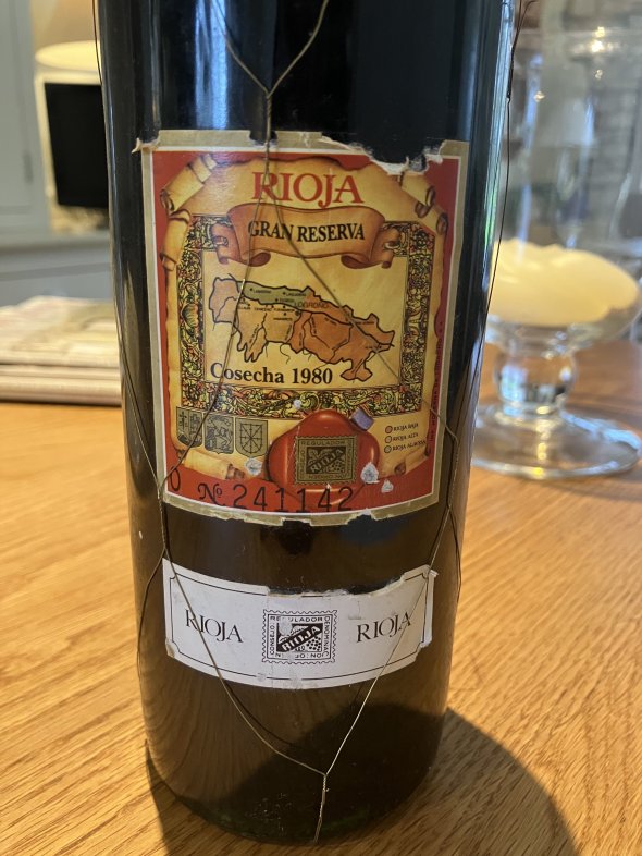 Gran Reserva 1980 Bodegas Arisabel, Rioja