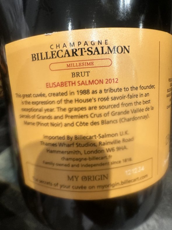 Billecart-Salmon, Elisabeth Salmon Brut Rose
