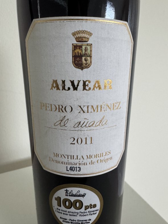Alvear, Pedro Ximenez Anada, Montilla-Moriles