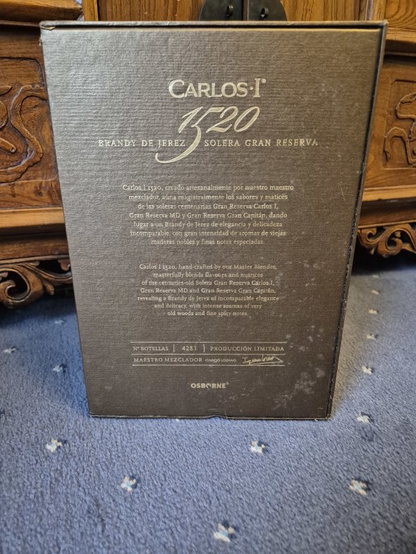 Carlos I 1520 Brandy de Jerez Gran Reserva