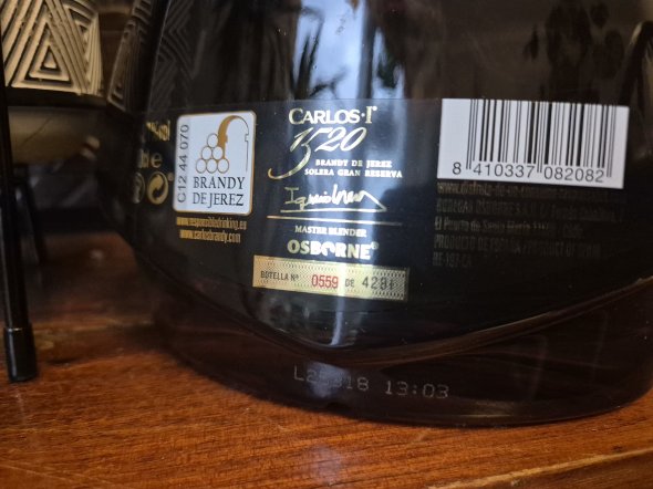 Carlos I 1520 Brandy de Jerez Gran Reserva