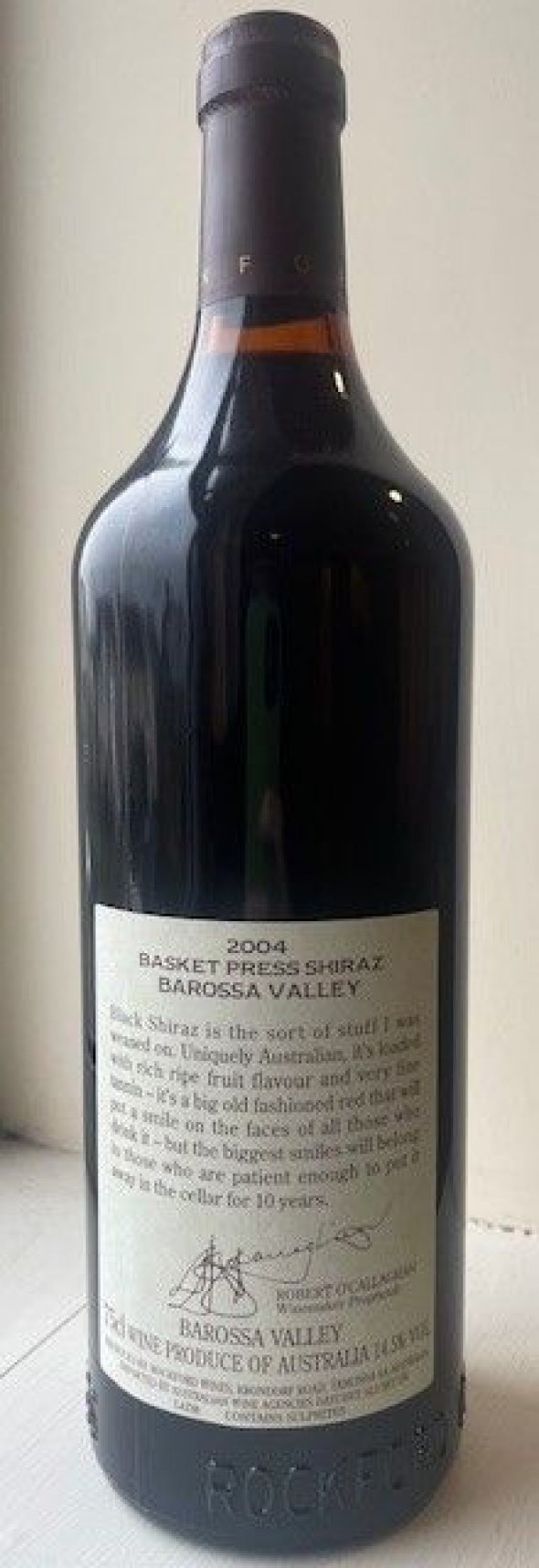 Rockford, Basket Press Shiraz, Barossa Valley