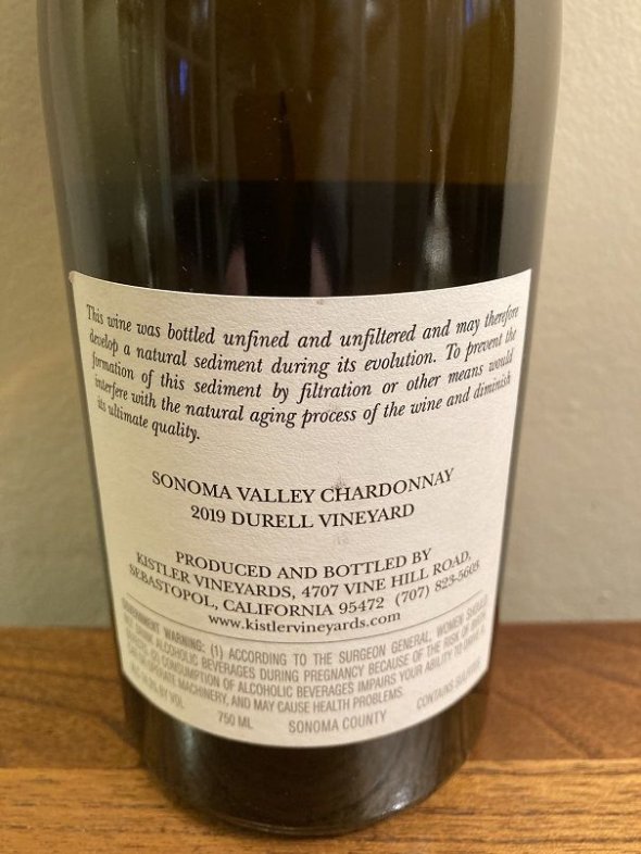Kistler, Durrell Chardonnay, Sonoma County