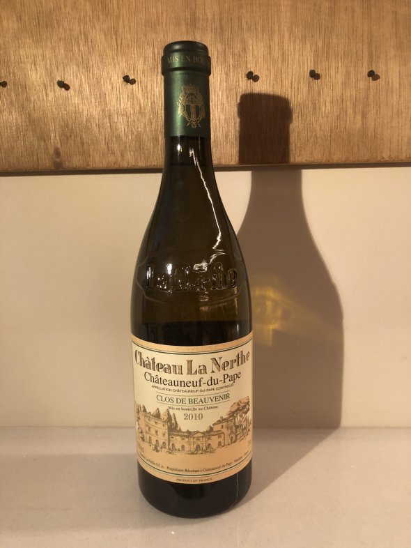 Chateau La Nerthe, Chateauneuf-du-Pape, Beauvenir Blanc