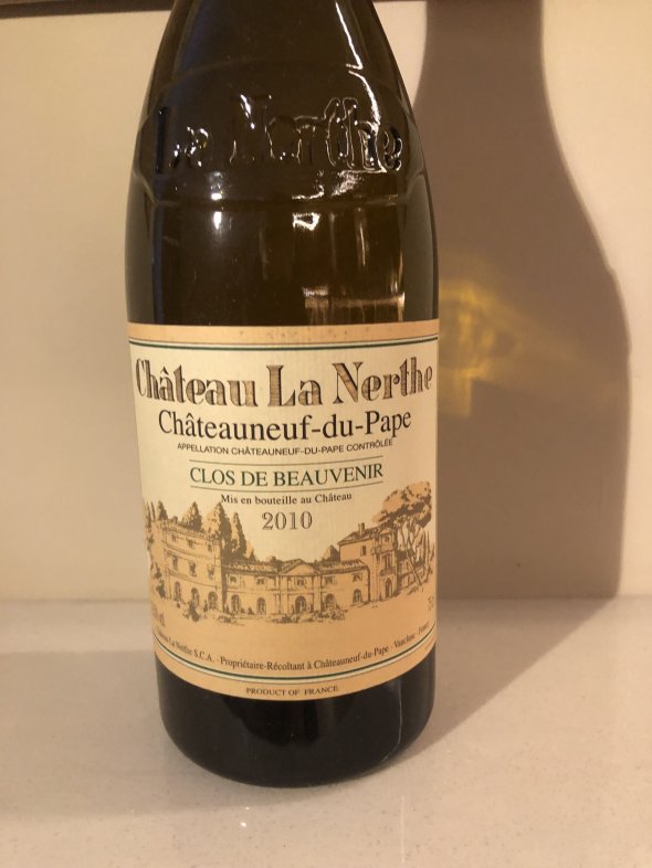 Chateau La Nerthe, Chateauneuf-du-Pape, Beauvenir Blanc