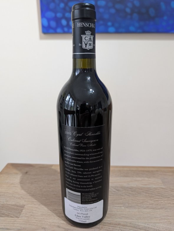 Henschke, Cyril Henschke Cabernet Sauvignon, Eden Valley