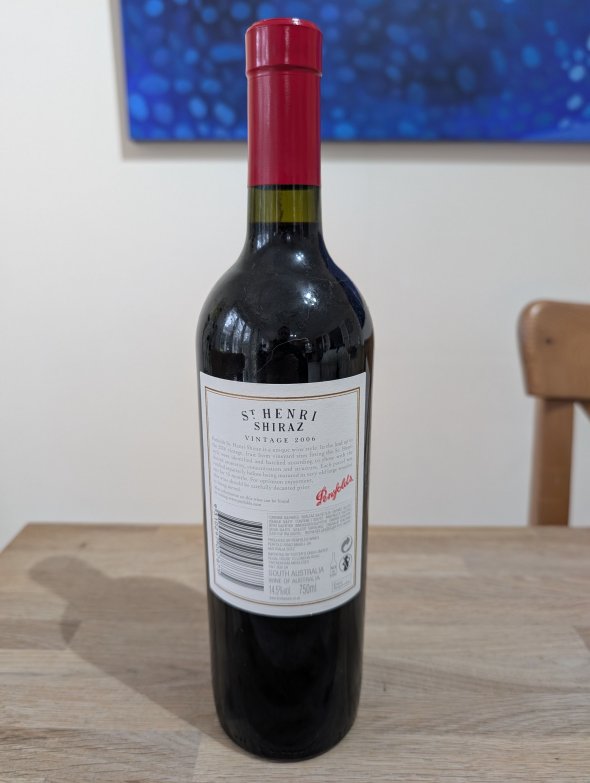 Penfolds, St. Henri Shiraz, South Australia