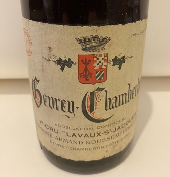 Domaine Armand Rousseau Gevrey Chambertin Premier Cru, Lavaux Saint-Jacques