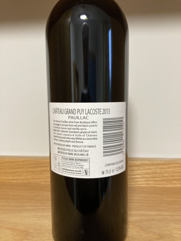 Chateau Grand-Puy-Lacoste 5eme Cru Classe, Pauillac