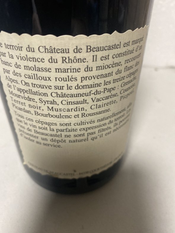 Chateau de Beaucastel Rouge, Chateauneuf-du-Pape