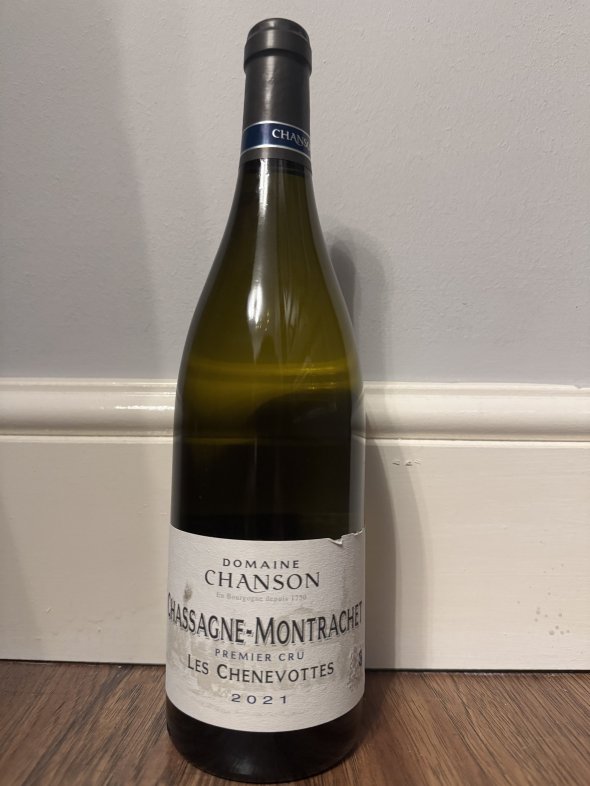Chanson Pere et Fils, Chassagne Montrachet Les Chenevottes