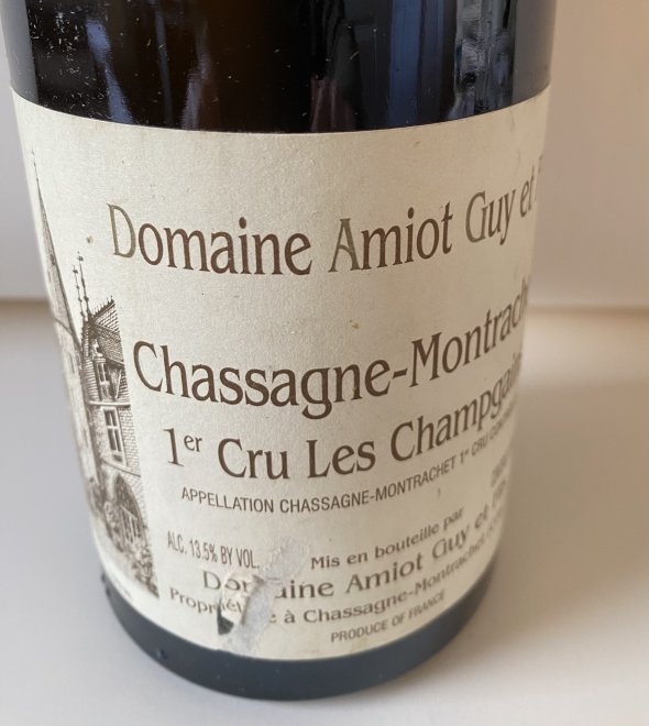 Domaine Amiot Guy et Fils Premier Cru Chassange Montrachet Les Champ Gains