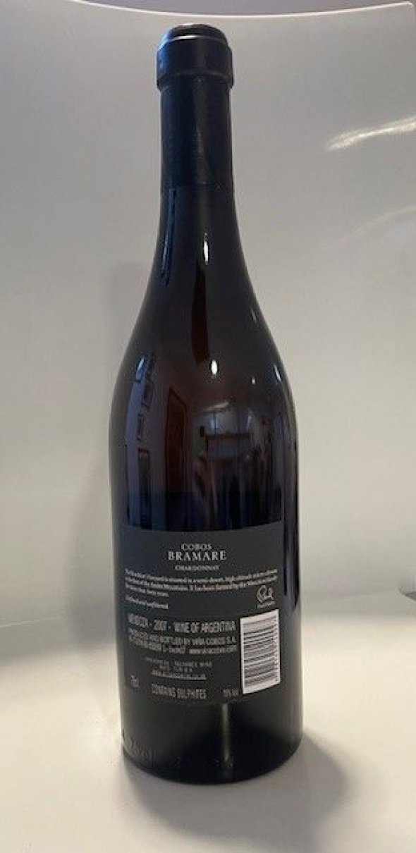 Vina Cobos, Bramare Chardonnay Marchiori, Mendoza