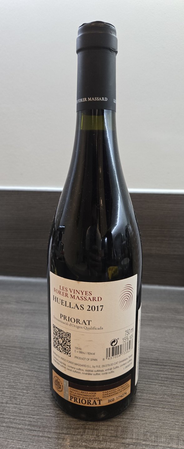 Franck Massard, Priorat, Huellas