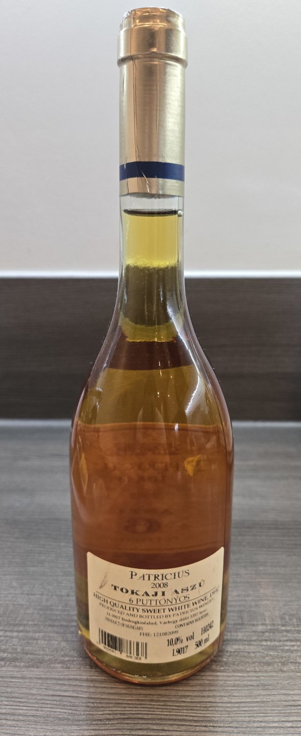 Patricius, Aszu 6 Puttonyos, Tokaj