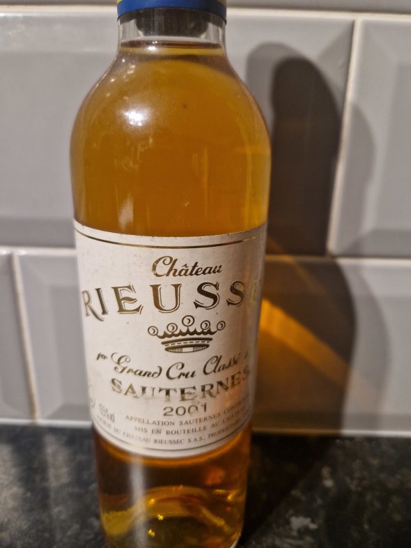 Chateau rieussec sauternes grand cru classe 1855