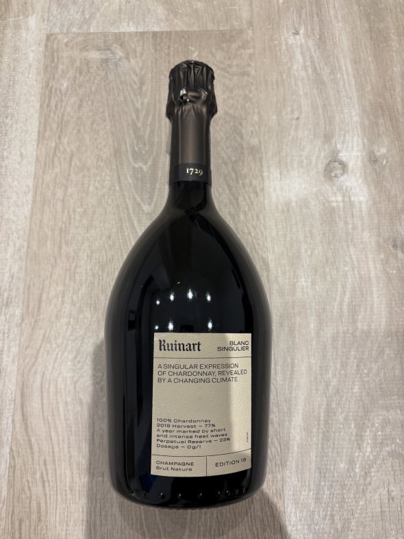 Ruinart Blanc Singulier 100% Chardonnay Edition 19