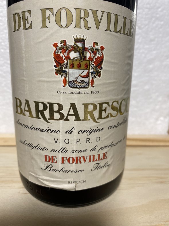 De Forville, Barbaresco