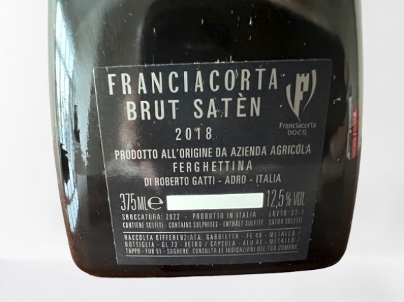 Ferghettina, Saten Brut, Franciacorta