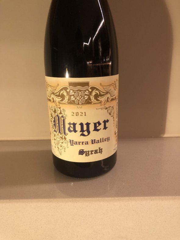 Mayer, Syrah, Yarra Valley