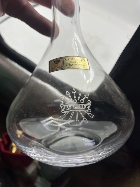 Chateau Lafite Decanter Cristalleries De Royales De Champagne