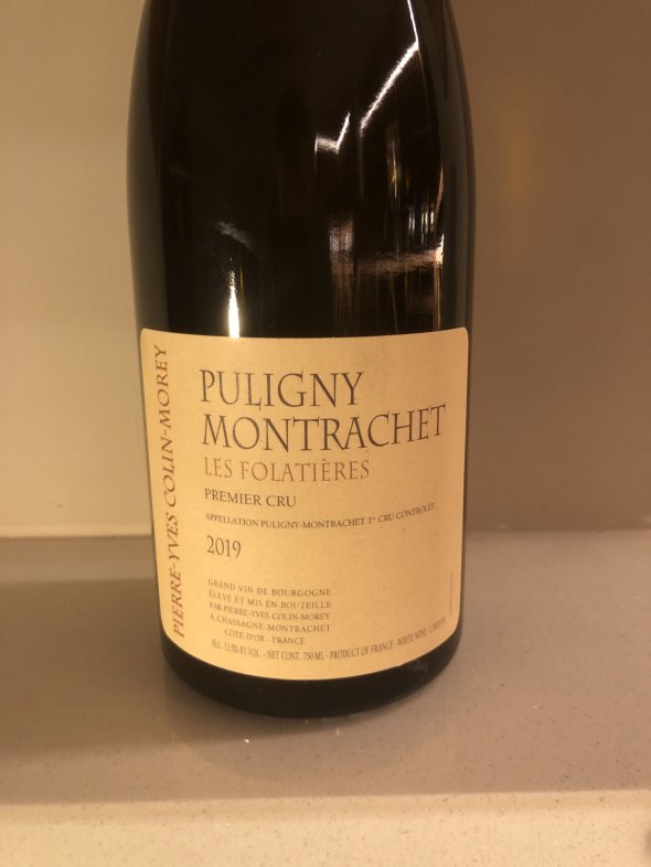 Pierre-Yves Colin-Morey, Puligny-Montrachet Premier Cru, Les Folatieres