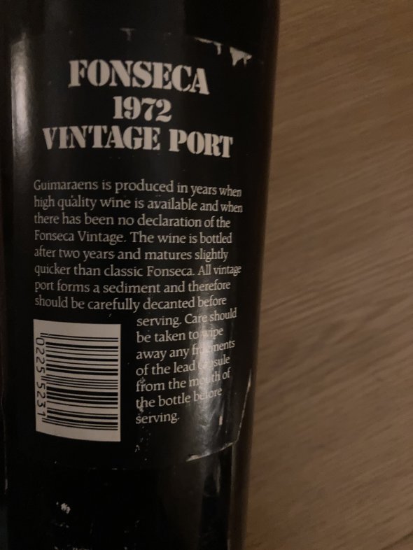 Fonseca, Guimaraens Vintage Port