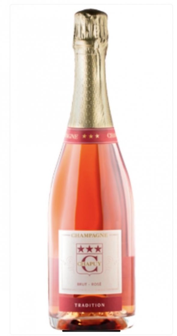 Champagne Chapuy Rose Tradition , Grand Cru Oger, NV, Cote des Blancs, parcel of 6x75cl, NV, NV Duty Paid, 6 bottle, 75cl