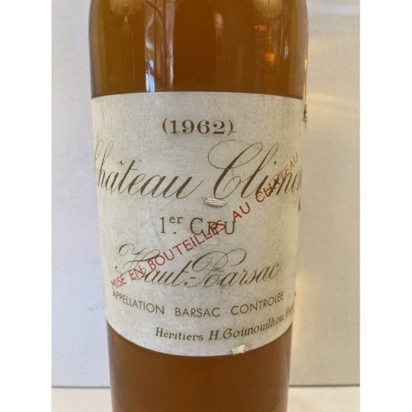 Chateau Climens Premier Cru Classe, Barsac