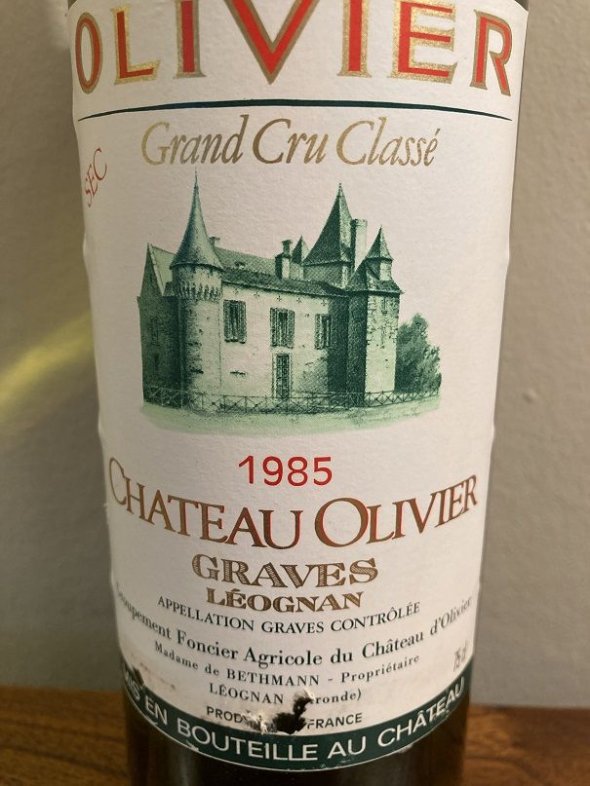 Chateau Olivier, Blanc Cru Classe, Pessac-Leognan