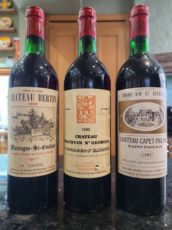 1985 Bordeaux (3 bottles) 