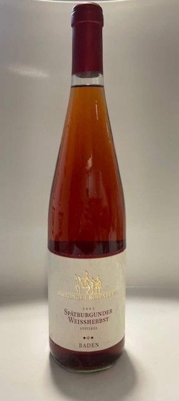 Sp&auml;tburgunder Wei&szlig;herbst Sp&auml;tlese