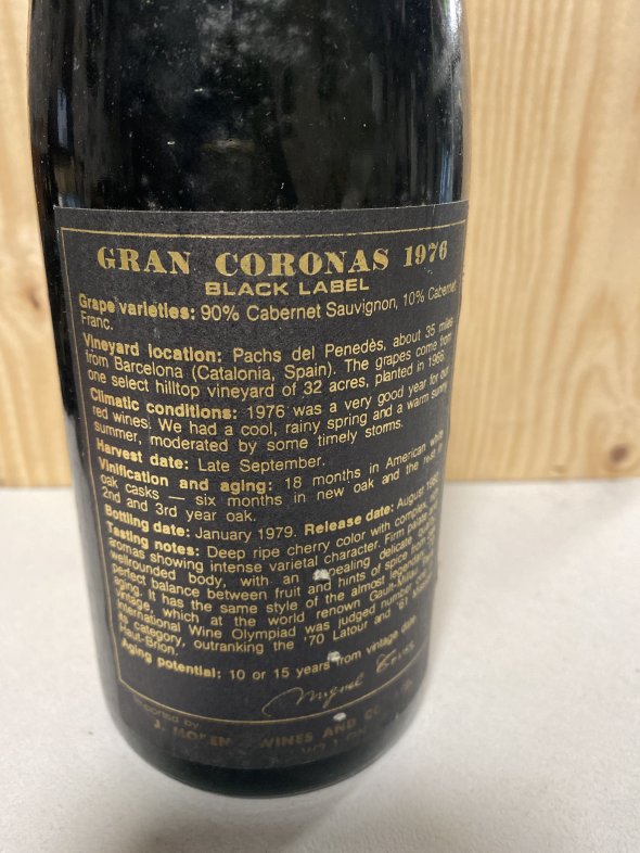 Torres, Penedes, Gran Coronas Reserva