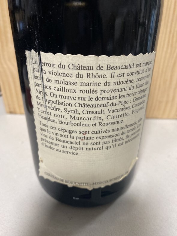 Chateau de Beaucastel Rouge, Chateauneuf-du-Pape