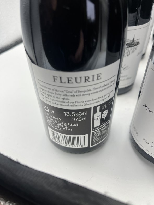  2020 Fleurie 37.5 halves