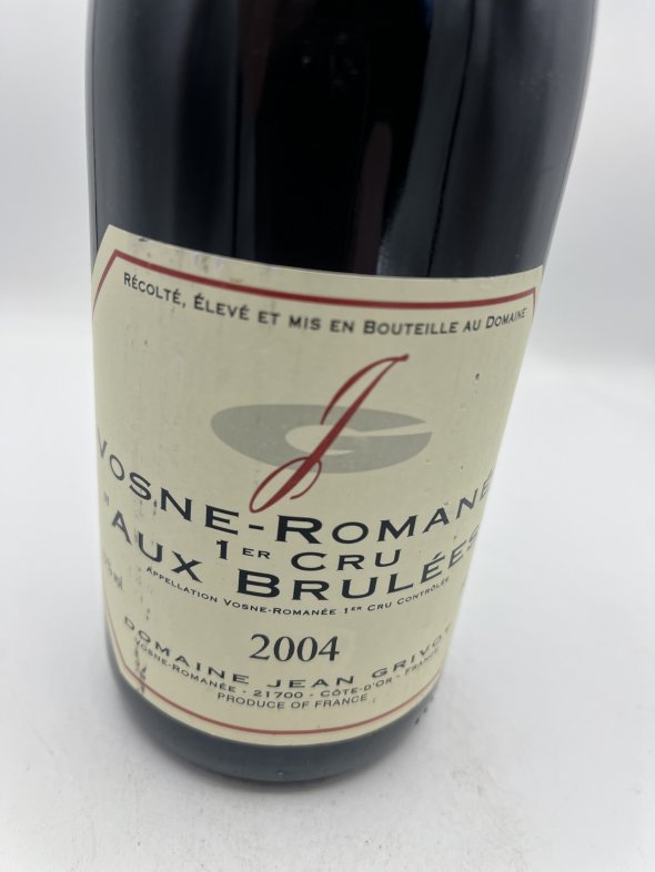2004 Domaine Jean Grivot aux Brulees, Vosne Romanee Premier Cru