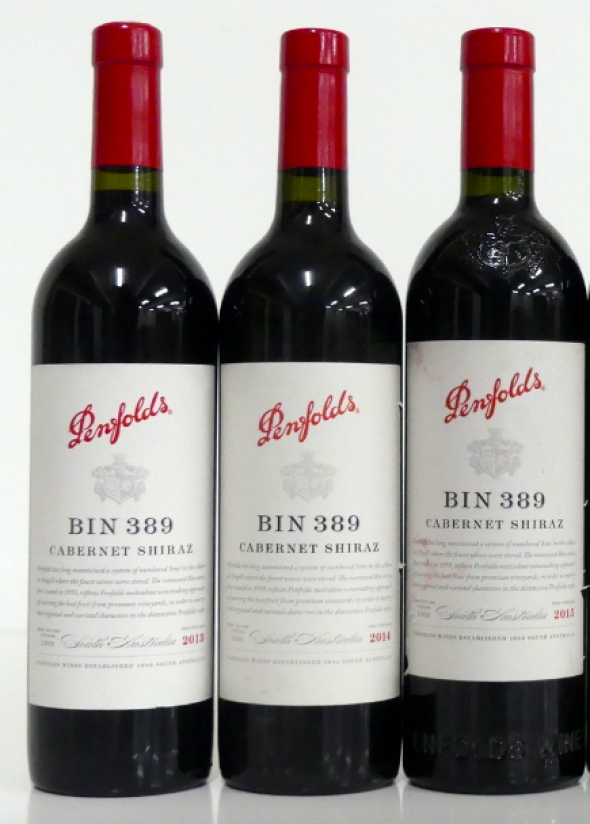 Penfolds, Bin 389 Cabernet Shiraz, South Australia VERTICAL