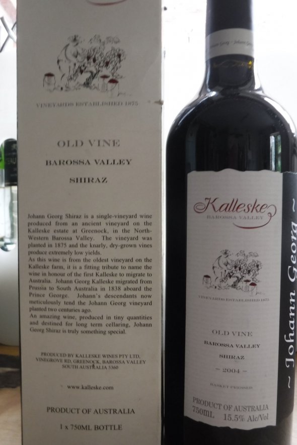 Kalleske, Johann Georg Old Vine Shiraz, Barossa Valley Australia