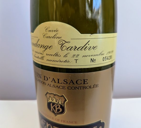Kuentz-Bas, Tokay Pinot Gris Cuvee Caroline Vendanges Tardives