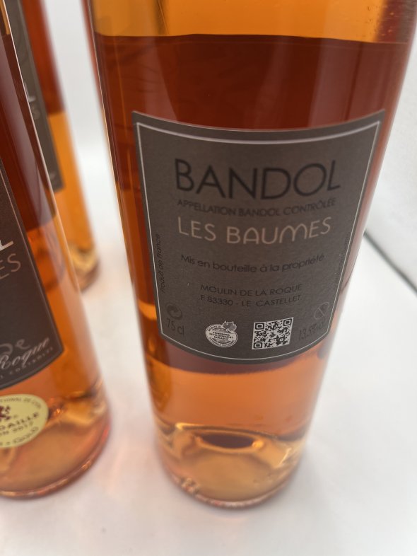 Bandol Rose Les Baumes Moulin de La Roque