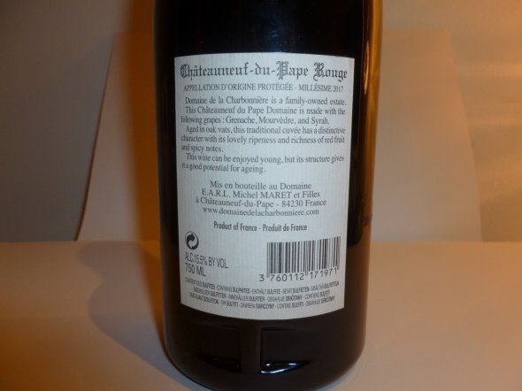 Domaine de la Charbonniere, Chateauneuf-du-Pape, Rouge