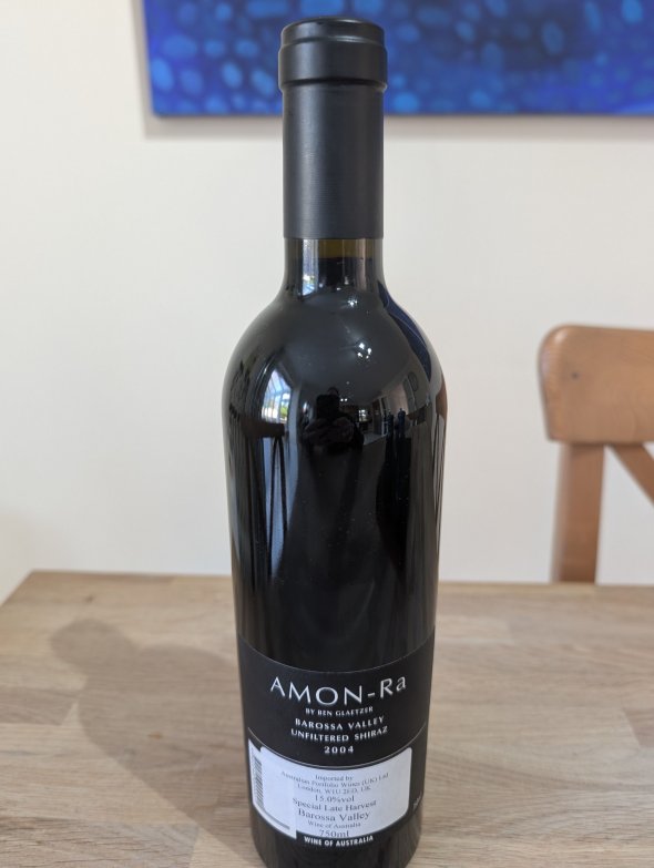 Ben Glaetzer, Amon Ra, Barossa Valley